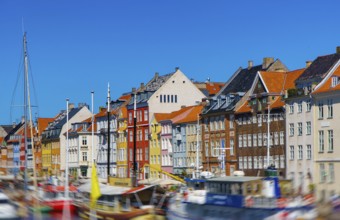 Nyhavn canal and entertainment district in Copenhagen, Denmark