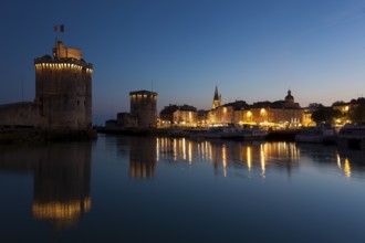 St. Nicholas and La Chaine towers, La Rochelle, Charente-Maritime, France