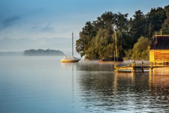 An image of a beautiful scenery at Starnberg lake