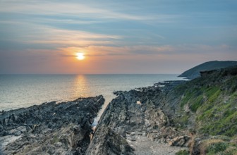 Sunset from Croyde, Devon, England, United Kingdom