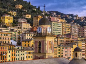Waterfront buildings in Camogli town