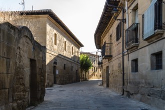 Scenic view of Cuzcurrita del Rio Tiron a small town in La Rioja region of Spain