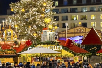 The Dresden Striezelmarkt is a Christmas market in Dresden. It has been held in Advent since 1434,