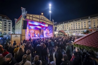 The Dresden Striezelmarkt is a Christmas market in Dresden. It has been held in Advent since 1434,