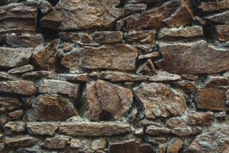 Stone wall. Outdoor background natural stone