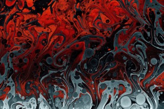 Ebru marble effect pattern design for print