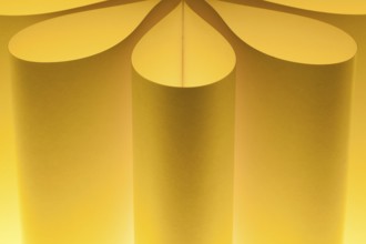 Abstract background image of pattern made by curved paper