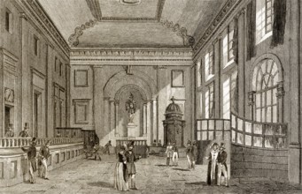 Die Bank von England, London, 19. Jahrhundert