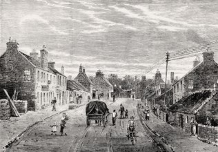 Gilmerton, a suburb of Edinburgh, Scotland, 19th century