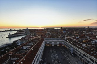 Photo picture view in the old italian city of venice, italy
