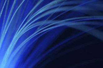 Blue colors optical fibers