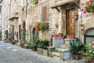 Traditional Italian homes. Old buildings