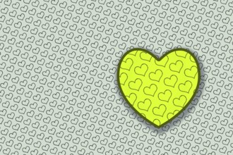 Elegant decorative heart pattern design for fabric, wallpaper, gift paper, banner, cover, poster,
