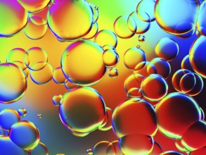 Illustration of some colorful bubbles background