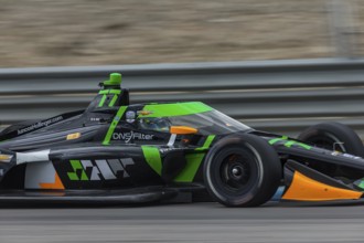 ROMAIN GROSJEAN (77) of Geneva, Switzerland practices for the Inaugural Thermal Club $1 Million