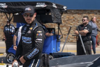 NASCAR Xfinity Series Driver, Daniel Hemric (11) takes to the track to practice for the Cabo Wabo