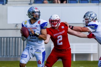 erima GFL2 / German Football League, Stuttgart Scopions vs. Pforzheim Wilddogs im Gazi-Stadion auf