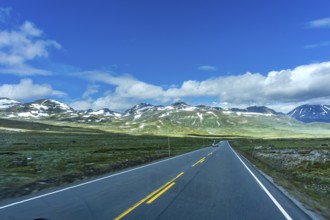 Fascinating natural landscape in Jotunheimen in the summertime in Norway. Great natural landscape