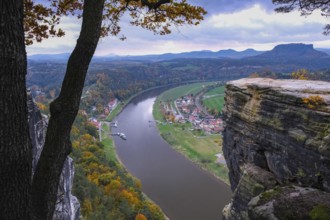 The Elbe, taken from the Bastei