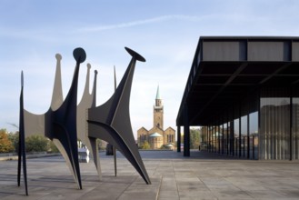 Berlin, New National Gallery/ and Matthäi Church