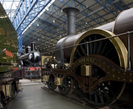York National Railway Museum. Broad gauge locomotive Iron Duke. The National Railway Museum (NRM)