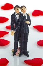 Same-sex male couple in detail