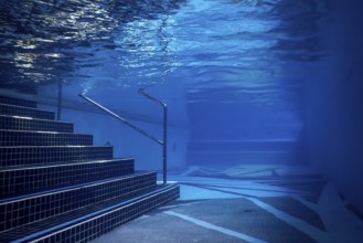 Swimming Pool, Spa Underwater, Water Relax, blue water