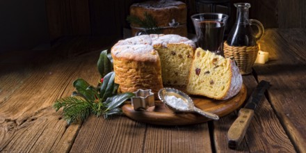 Eine köstliche echte italienische Mutter Weihnachten panettone