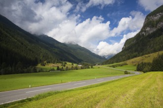 Summer landscape from Obertauern ski resort, Salzburg Land, Austria