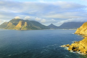 Lookout Point at sunset in Hout Bay from the famous and scenic Chapman's Peak Drive, Cape Town,