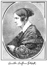Annette von Droste-Hulshoff, 1797 - 1848, a German writer and poet, Annette von Droste-Hülshoff,