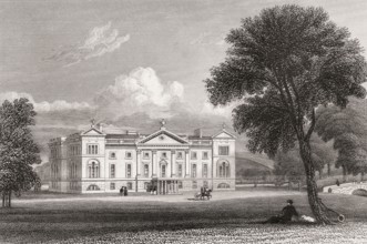 Kilgraston School, Bridge of Earn, 19th century, from Modern Athens by Th. H. Shepherd