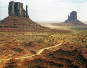 Mittens in Monument Valley, Arizona
