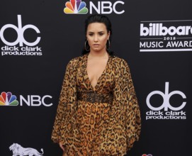 Demi Lovato at the 2018 Billboard Music Awards held at the MGM Grand Garden Arena in Las Vegas, USA