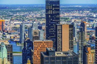 The view from the Rockefeller Center (Top of the Rock). Shooting Location: New York, Manhattan