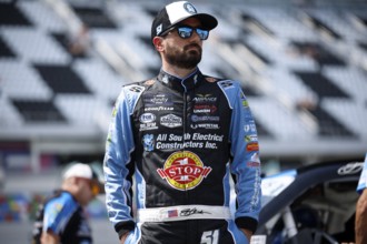 Jeremy Clements gets ready to qualify for the Wawa 250 Powered by Coca-Cola in Daytona, FL, USA,