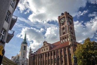 Historic old town centre of Torun in eastern Poland