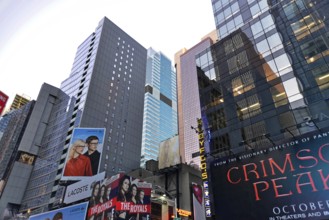 Midtown Manhattan, New York City, New York, USA, North America, View of tall buildings with glass
