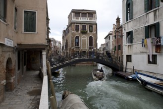 Venice, head building on the Rio di San Giovanni