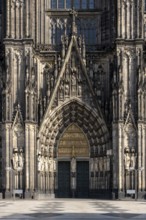 Cologne, west facade of the cathedral, main portal