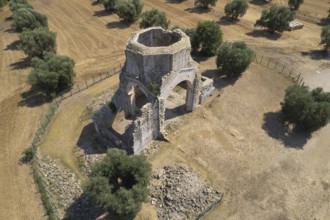 Photographic documentation of the remains of the Abbey of San Bruzio Italy