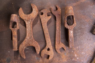 Antique accessories used by craftsmen in the last century