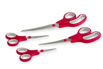 Scissors on a light background