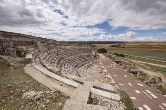 Teatro romano, parque arqueológico de Segóbriga, Saelices, Cuenca, Castilla-La Mancha, Spain