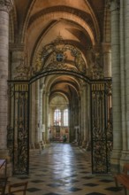 Saint-Etienne Cathedral, first Gothic cathedral, Sens, Burgundy, Yonne department,