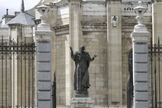 Statue of Pope John Paul II in Madrid Spain