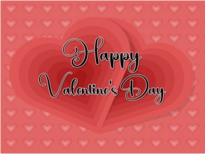 Valentines Day Text With Heart