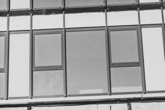 Facade of a building in the city