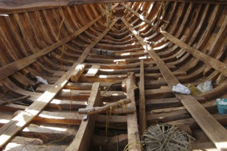 Fishermen community builds boats for fishing at Colaba Fisherman's colony in Bombay now Mumbai,