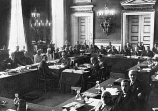 Mahatma Gandhi during the Second Round Table Conference at London, England, November 1931